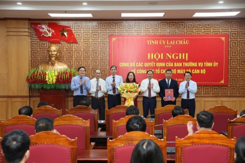 Hội nghị công bố các quyết định về công tác tổ chức bộ máy và cán bộ