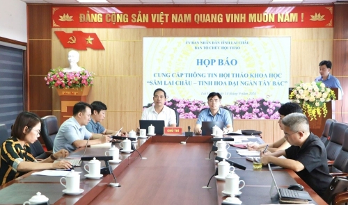 Họp báo cung cấp thông tin về Hội thảo khoa học “Sâm Lai Châu - Tinh hoa đại ngàn Tây Bắc”