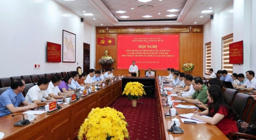 Công bố Quyết định kiểm tra, giám sát đối với Ban Thường vụ Tỉnh ủy Lai Châu