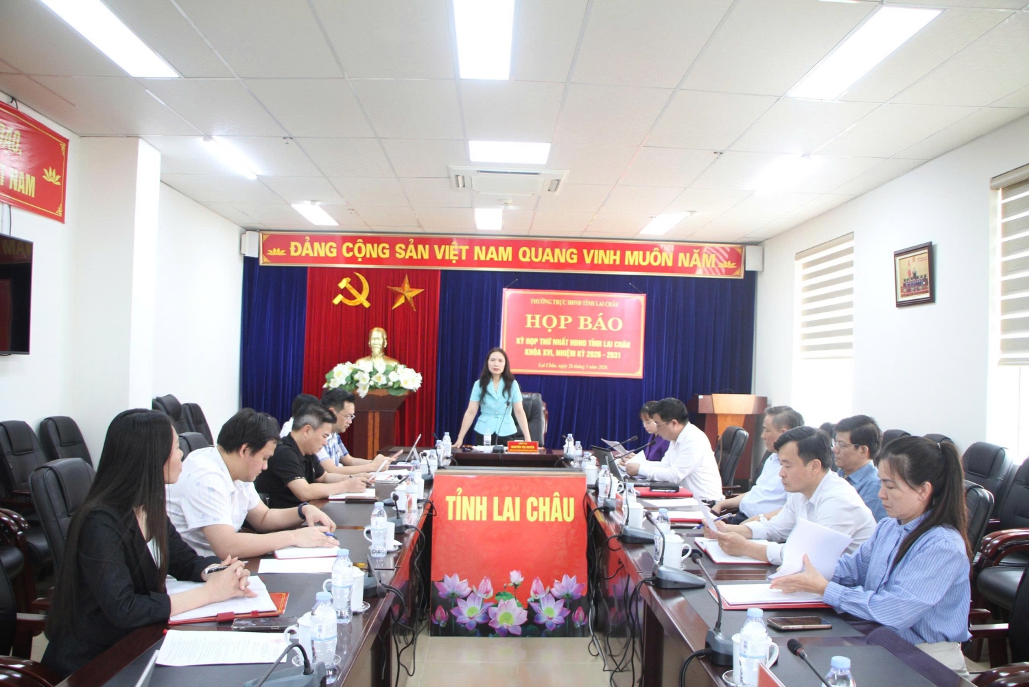 Quang cảnh Họp báo