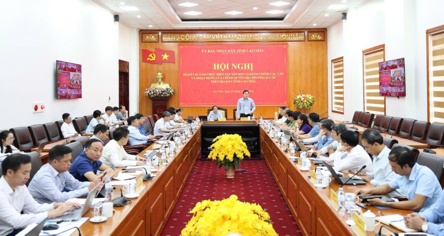 Quang cảnh Hội nghị tại điểm cầu tỉnh