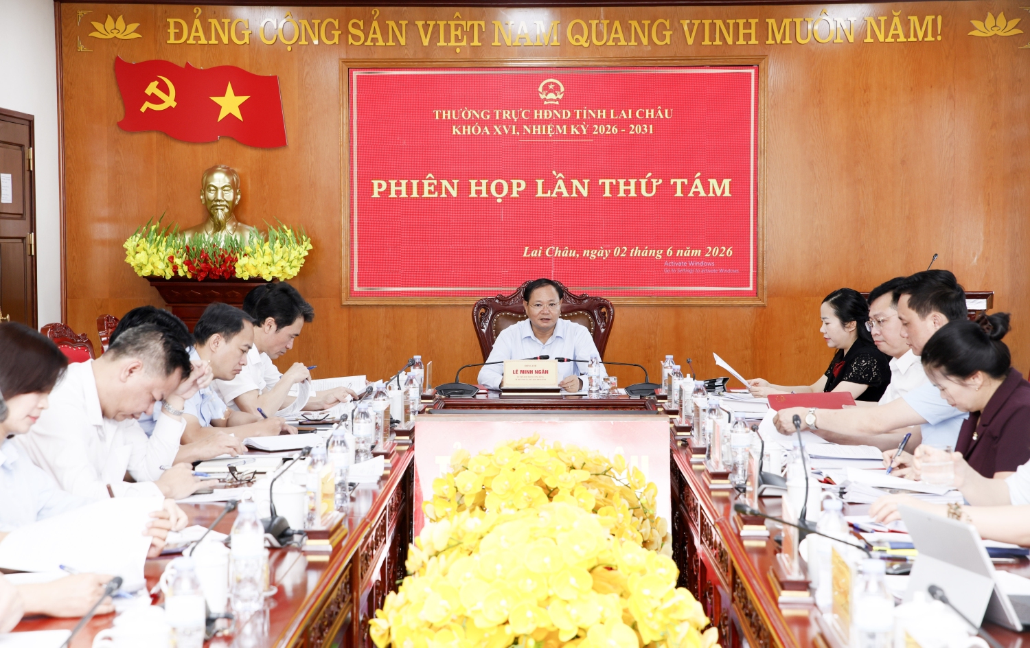 Quang cảnh Phiên họp