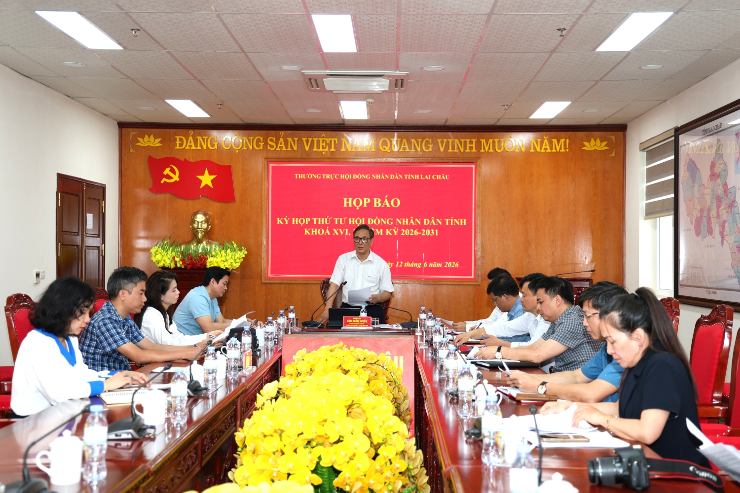 Quang cảnh Họp báo