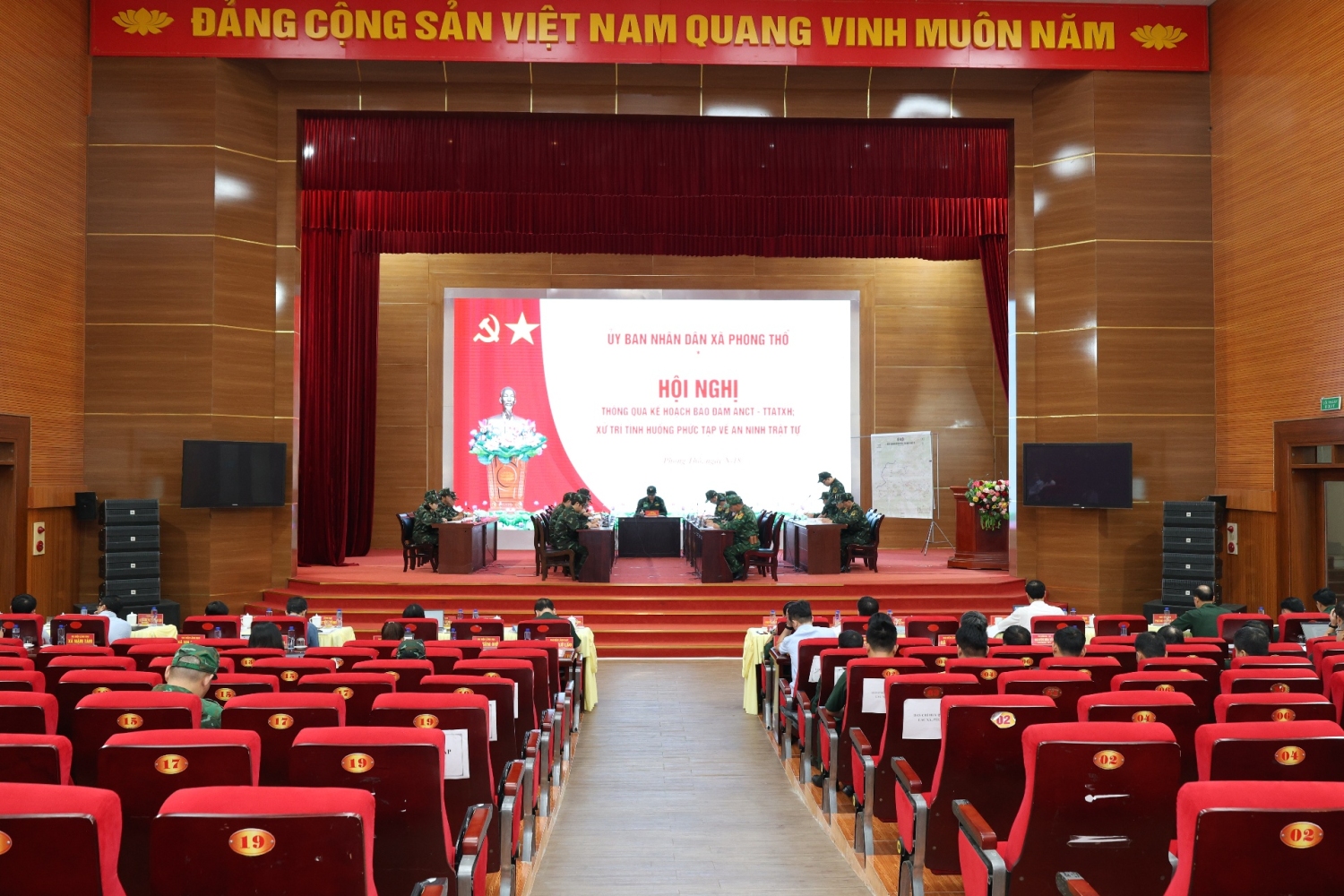 Quang cảnh diễn tập