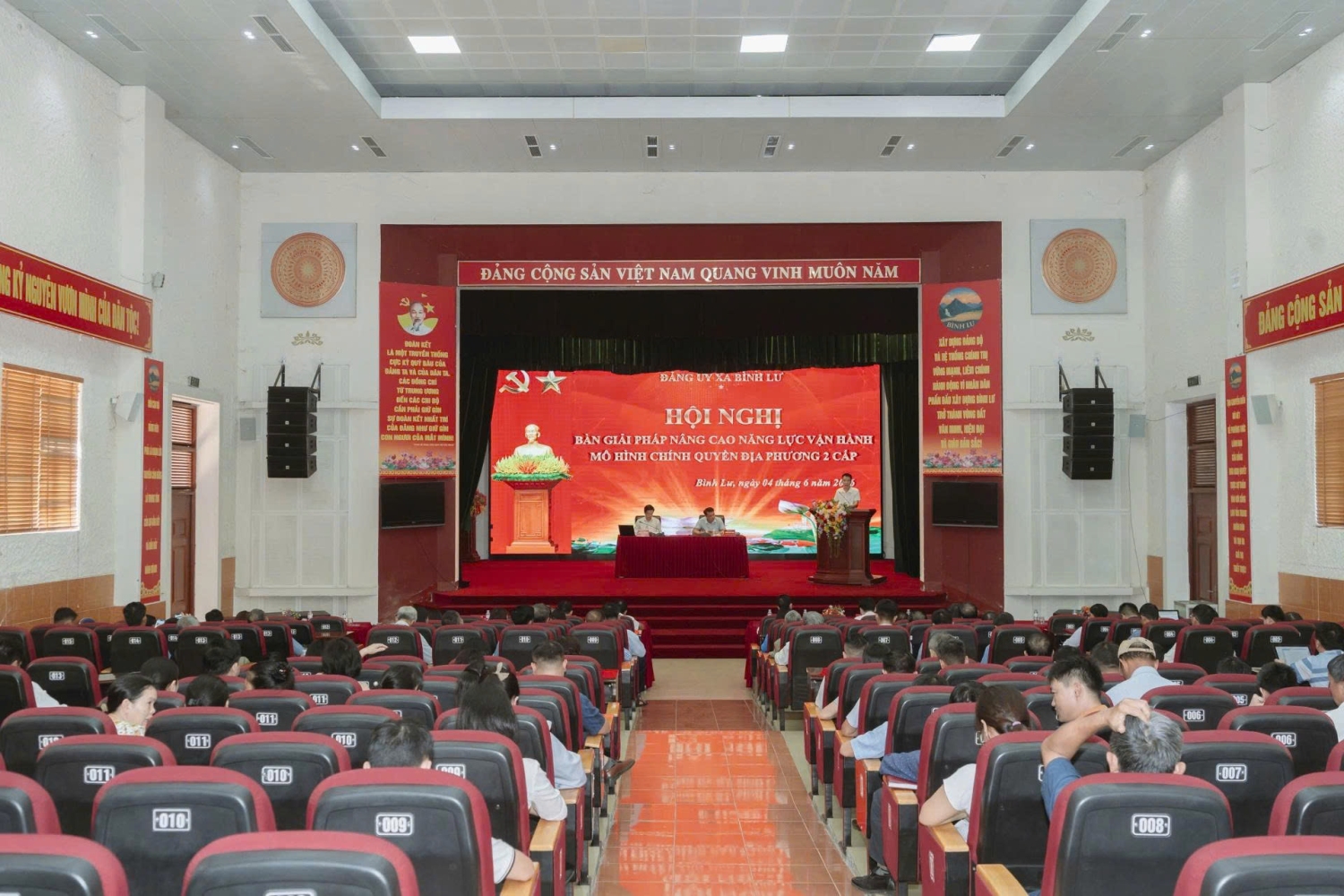 Đảng ủy xã Bình Lư tổ chức Hội nghị bàn giải pháp nâng cao năng lực vận hành mô hình chính quyền địa phương 2 cấp